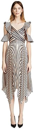 Self Portrait Women's Stripe Midi Dress