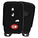 KeyGuardz Keyless Entry Remote Car Smart Key Fob Shell Cover Protective Case for Toyota Avalon Camry Corolla (Pack of 2)