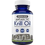 Stonehenge Health Antarctic Krill Oil - Manufactured in USA - Supports Heart, Joint & Brain Health - Maximum Strength Omega-3 EPA - Lemon-Scented - Easy to Swallow - 60 Softgels 30 Day Supply (1)