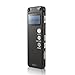 Lyker VM-31 2018 Upgraded Version Digital Voice Recorder for Lectures 8GB with Dual Microphone, AGC Noise Reduction, Voice Activated PCM(Black, USB Cable Included)