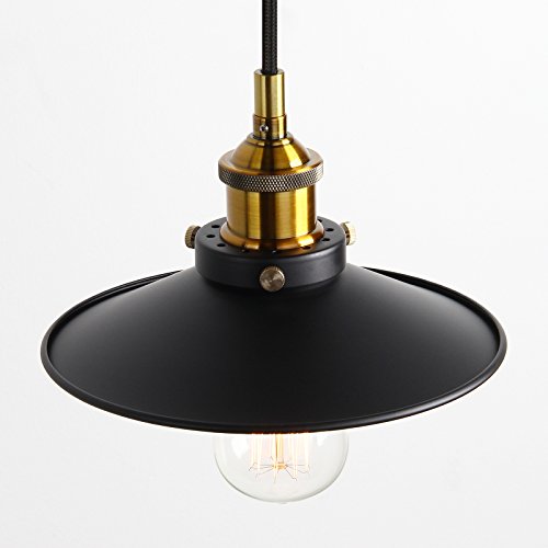 Pathson Industrial Vintage Victorian 8.7” Metal Shade Pendant Light