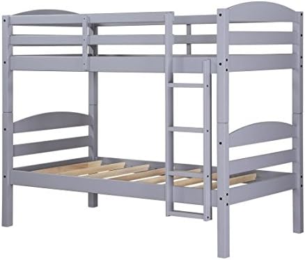 better homes and gardens leighton twin over twin wood bunk bed