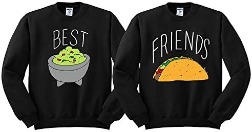 Guac and Taco Best Friend Duo Sweatshirt Men's/Unisex