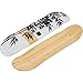 Bamboo Skateboards Moso Graphic Skateboard Deck with a 6 Ply Bamboo and Maple Hybrid Build