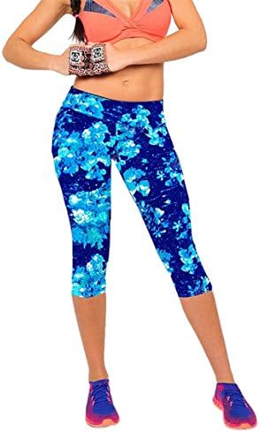 Yoga Pants Women's Stretchy Fitness Yoga Sport Pants by LLNONG (Blue, M)