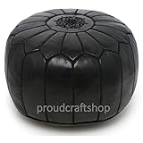 moroccan poufs Leather Luxury Ottomans Footstools