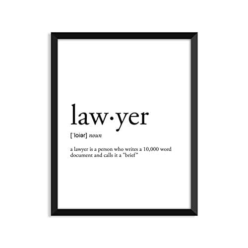 Amazon.com: Lawyer definition - Unframed art print poster or greeting