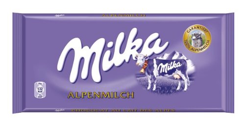 Milka Alpenmilch Zartschmelzende Schokoladentafel Aus 100