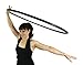 The Spinsterz Beginner Hoop: Weighted Fitness Hula-Hoop for Adults Weight Loss, Waist Exercise Ring for Cardio & Core, Adjustable Quality Detachable Hula Shaper for Beginners, Made in USA - Burgundy