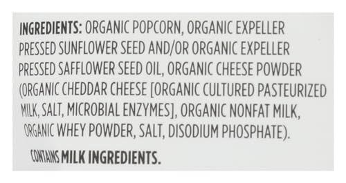 365 BY WHOLE FOODS MARKET, ORGANIC WHITE CHEDDAR POPCORN, 4 OUNCE