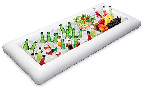 TV Trends 4450 Inflatable Salad Bar, White 51 x 21 x 5 Inch