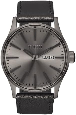 Amazon.com: NIXON Station Chrono Leather A1163 - Chocolate