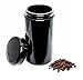 ultravioLeaf 500 ml (17 fl oz) 3-Pack Premium Coffee & Herb Storage Container | Airtight Smell Proof Black Ultraviolet Glass Screw Top Jar Canister | Best for Coffee, Tea, Herbs, Spices, Dried Goods