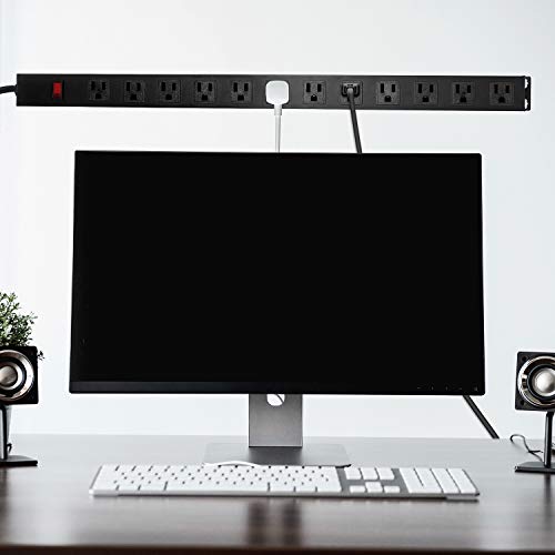 12 Outlet Metal Power Strip, 12 Outlet Power Strip with 6 ft Long