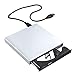 VicTsing External CD Drive, Slim External CD-RW Drive Portable DVD-R Combo Burner Player Writer for Laptop Notebook PC Desktop Computer
