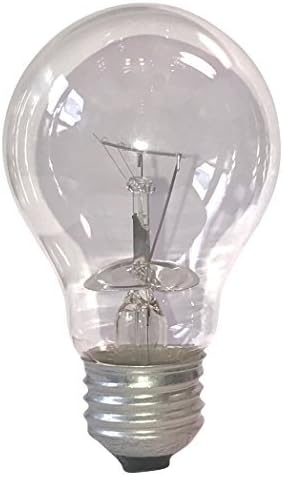 Vetlo Lighting A19/CL/RS-6PK 100 Watt Incandescent A19 Rough Service Bulb, Clear, 6 Pack