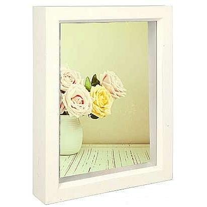 Dennis Daniels Wood Treasure Box Picture Frame, 4 x 6 Inches, Bright White