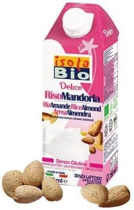 (12 PACK) - Isola Bio - Organic Rice Almond Drink | 1000ml | 12 PACK BUNDLE