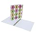 Wilson Jones WorkStyle Vinyl 3-Ring Binder, 1 Inch, Letter Size, Midori Style, Customizable, Multi-Color (Design May Vary) (W31600)