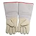 OFTEN Ultra Long Cryogenic Gloves Waterproof Protective Gloves Liquid Nitrogen Frozen Gloves Cold Storage,White,17.72