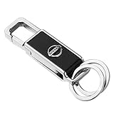 Classic Attachable Key Chain - Simple, Elegant, Durable Multi-ring Key Holder - Smart Keychain For Nissan