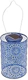 Allsop Home and Garden Soji Stella LED Outdoor Solar Lantern, Handmade with Weather-Resistant UV Treated Tyvek Fabric, Stainless Steel Hardware, Auto sensor on/off, for Patio, Deck, Garden, Color (Silver)
