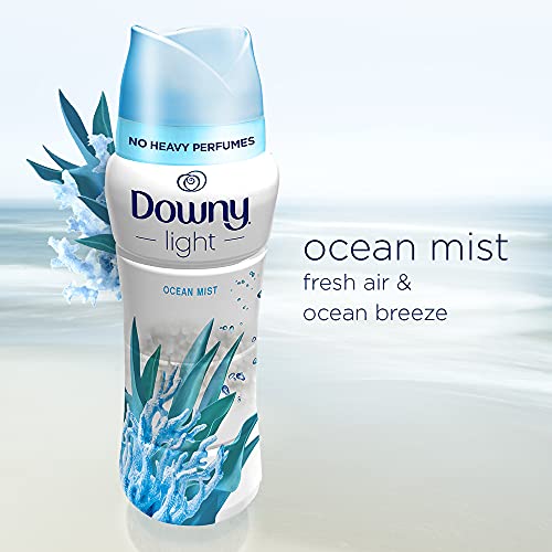 Downy Light Laundry Scent Booster Beads for Washer, Ocean Mist
