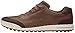 ECCO Men's Street Retro Hydromax Golf Shoe, Birch/Coffee, 10-10.5