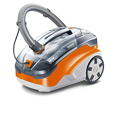 Thomas 788568 Aqua + PET & Family Staubsauger ohne Beutel Orange/Grau 48,6 x 31,8 x 34,7 cm
