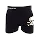 Crazy Cool Seamless Fun Boxer Briefs BoyShorts for Women and Men Underwear 6-Pack (Medium/Large, Skull-6Pack)