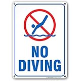No Diving, Swimming Pool Rules Sign - 10