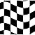 Black and White Check Racing Party Supply Pack! Bundle Includes Paper Plates & Napkins for 8 Guests