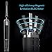 Proscenic Electric Toothbrush with APP Control, Sonic Toothbrush - 60 Days Battery Life, 4 Optional Modes, Wall Charging Base, 2 Dupont Brush Heads(Black)