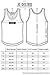 JC DISTRO Women's Basic Jersey Racer-Back Black Tank Top Large