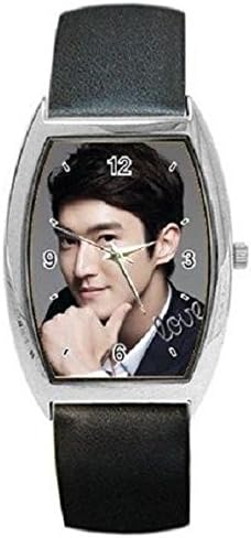 Choi Siwon Good Look Super Junior KPOP Collectible SilverTone Barrel Style Watch