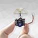 AKK A1 Mini 5.8Ghz 25mW VTX Raceband 600TVL 1/4 Cmos FPV AIO Camera with Clover Antenna for FPV Racing Drone