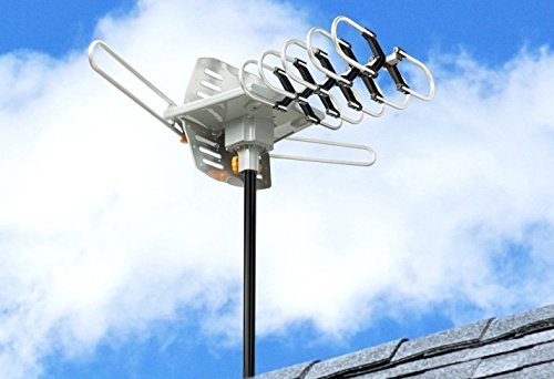 HDTV-Amplified-Antenna-by-Esky-2-TV-Support-Outdoor-TV-Antenna-with-150-Mile-Range-Remote-Controller
