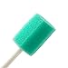 Easyinsmile Disposable Oral Care Sponge Swab/ Tooth Cleaning Spong Swab ( 50pcs green)