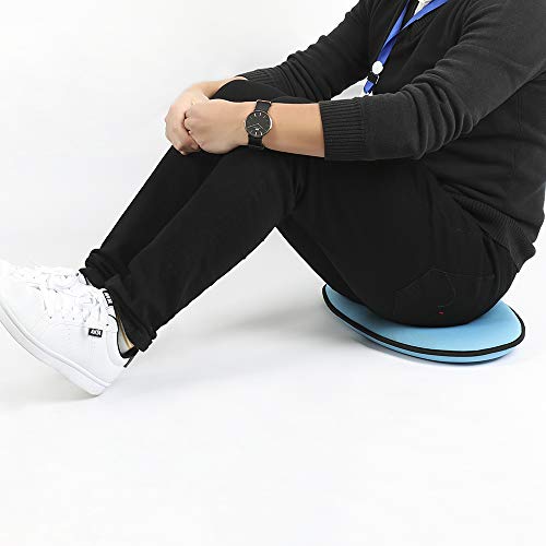 ASSR Comfort Kneeling Pad - Two Layer Memory Foam - Lightweight - Built-in Carrying Handle for Garden, Bathtub, Yoga, Cleaning, Work, Prayer (Blue) - Thumbnail 4