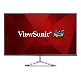 ViewSonic VX3276-2K-MHD 32 Inch Frameless Widescreen IPS 1440p Monitor with HDMI DisplayPort and Mini DisplayPort