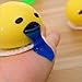 Crystallove 6pcs Novelty Gag Toys Spitting Yolk Egg Prank Squeeze Stress Relief Toys for Practical Jokes