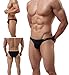 YuKaiChen Men's Briefs Underwear Low Rise Sexy Ice Silk Bikini Briefs 6 Pack Mixed Color US M+(Tag CN 2XL)