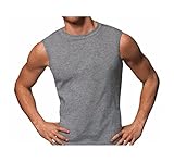 Hanes Men's Sport Styling Cotton Sleeveless T-Shirts w/ Cool DRI 4-Pack (XX-Large (50-42