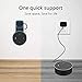 H.VIEW Echo Dot Wall Mount Holder Stand for 2nd Generation,Full Protection Shelf,A Space-Saving Solution for Your Smart Home Speakers, Hide Wires,Build-in Cable Management -Black