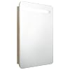 vidaXL-Armario-de-Bano-con-Espejo-LED-Aseo-Inodoro-Muebles-Mobiliario-Tocador-Botiquin-Almacenamiento-Estante-Decoracion