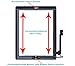 OmniRepairs-for iPad 4 (4th Generation) Glass Touch Screen Digitizer OEM Assembly Replacement with Home Button Flex, Adhesive Tape, Midframe Bezel, Screen Protector, and Repair Toolkit (iPad 4 White)