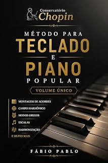 Livro Método de teclado e piano popular: Volume único