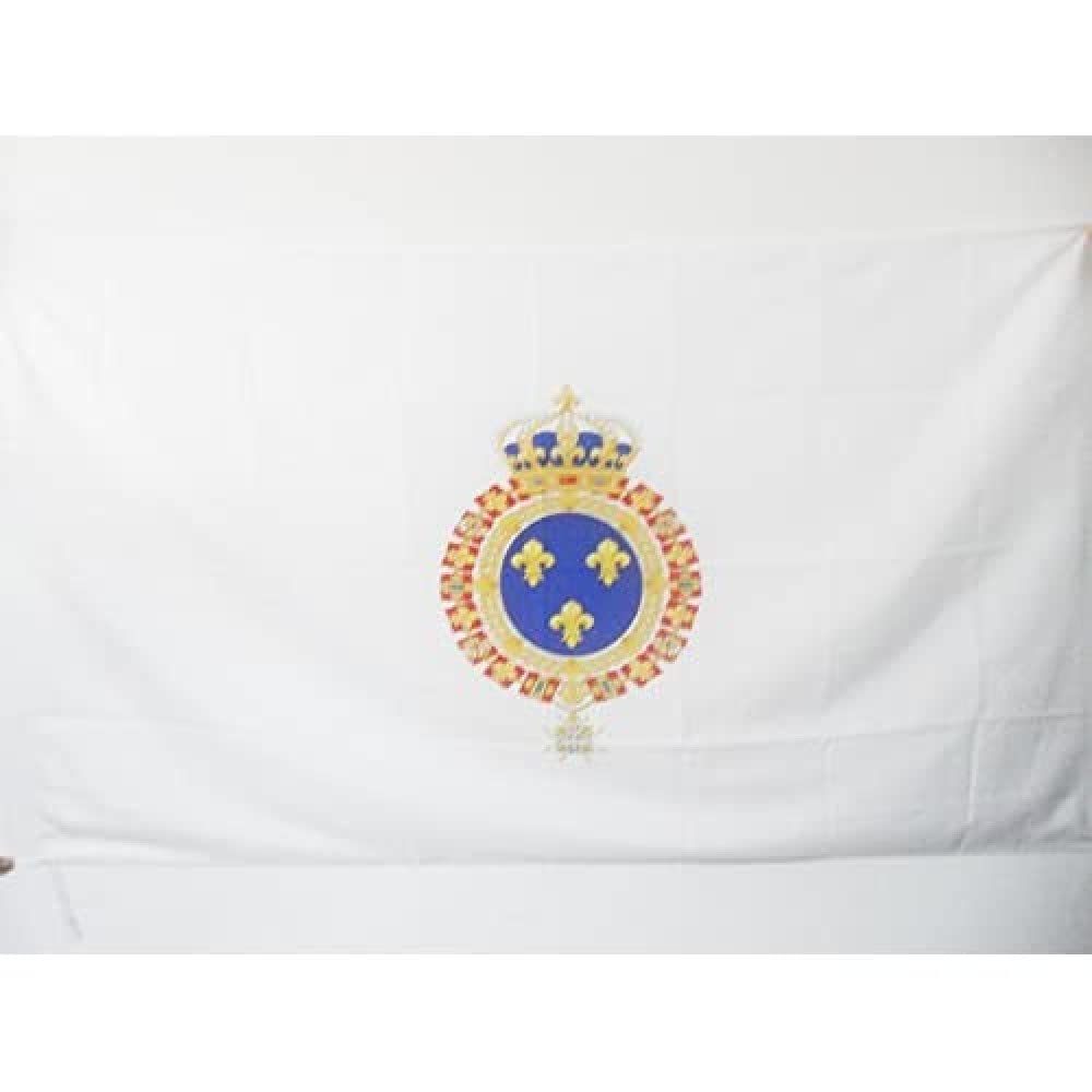 AZ FLAG - French Bourbon Restoration Flag - 2x3 Ft - Kingdom of France Banner with Sleeve - 100% Polyester - Fade Resistant - Vivid Colors - 2' x 3' Feet - 90x60 Cm