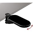 SKYZONAL Ergonomic, Adjustable Computer Desk Extender Arm Wrist Rest Support Mouse Pad Desk Computer Armrest Wrist Rest (Black)