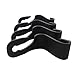Car Headrest Hook,SOHOU 4pcs Vehicle Universal Car Back Seat Headrest Hanger Storage Hooks for Bag Purse Cloth Grocery(Black -Set of 4) (black)